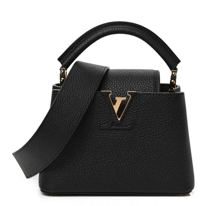 Louis Vuitton Taurillon Mini Capucines Black 1 of 8