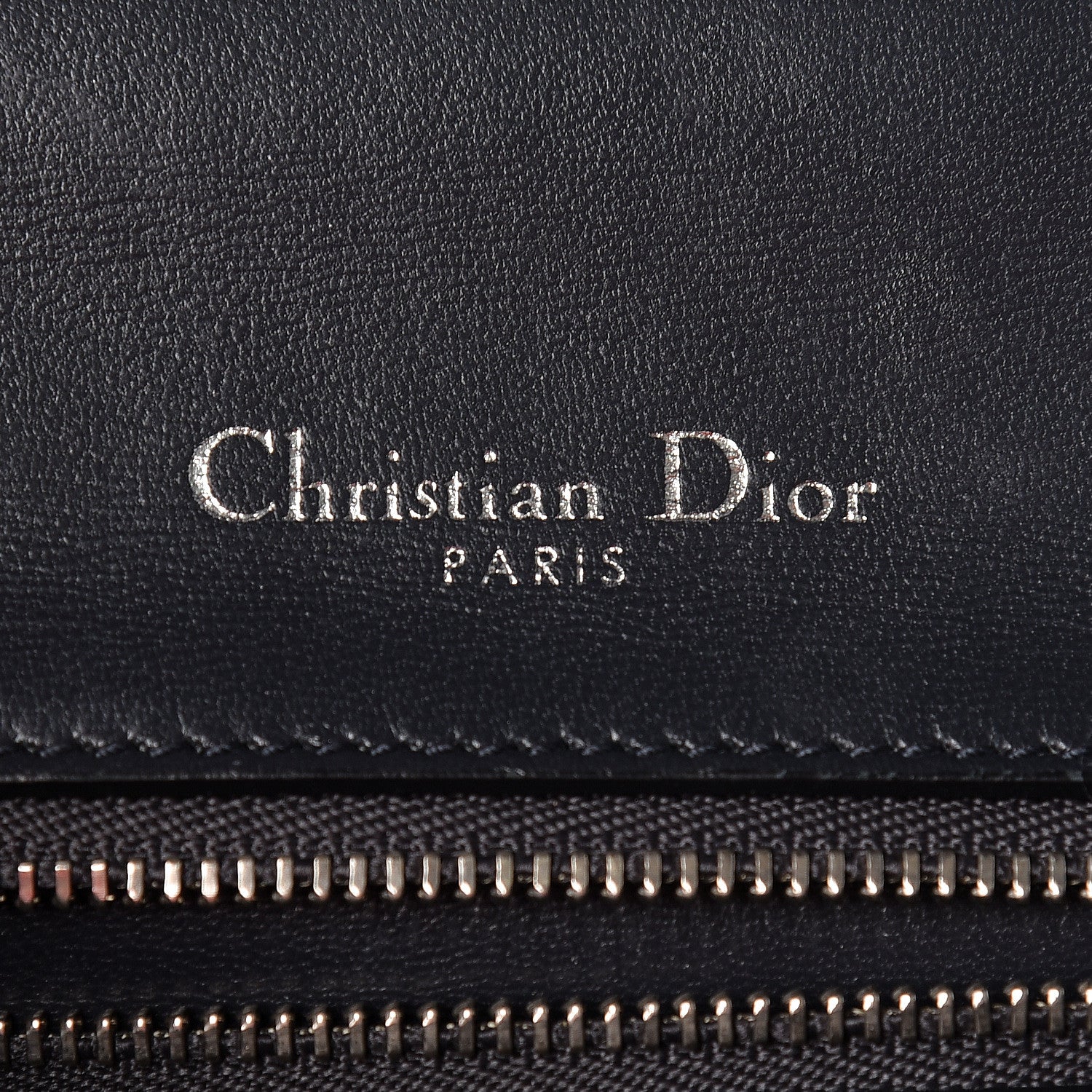 Christian Dior Metallic Patent Micro-Cannage Medium Diorama Flap Bag Silver 7 of 9