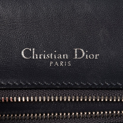 Christian Dior Metallic Patent Micro-Cannage Medium Diorama Flap Bag Silver 7 of 9
