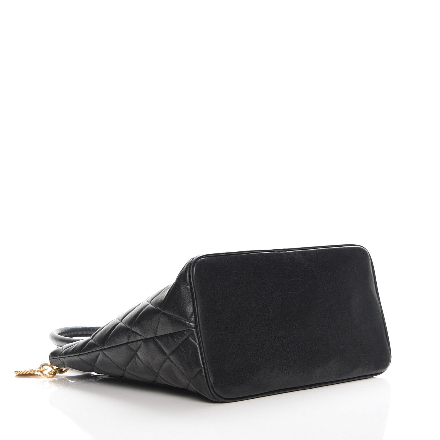Chanel Lambskin Quilted Medallion Tote Black 4 of 10