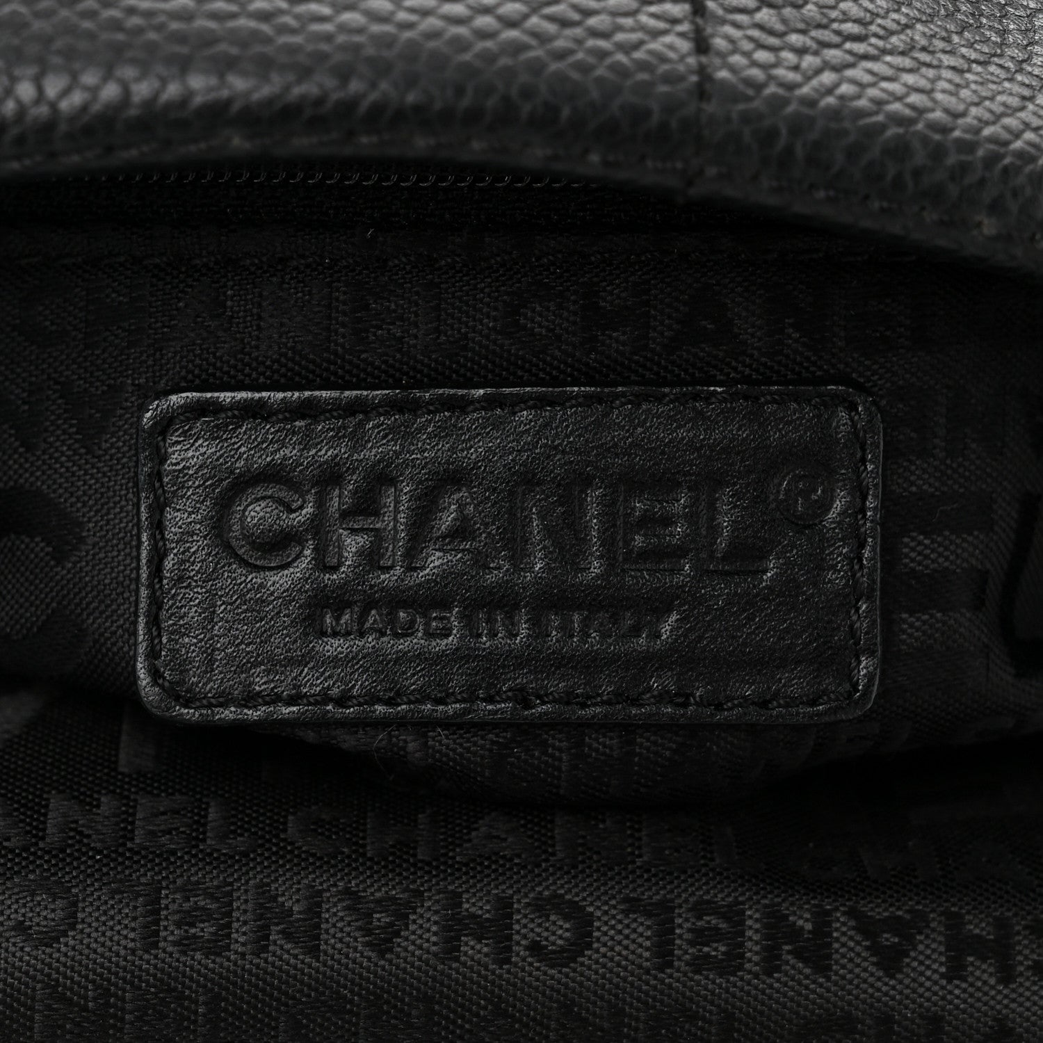 Chanel Lambskin Square Stitched Tote Black 6 of 10