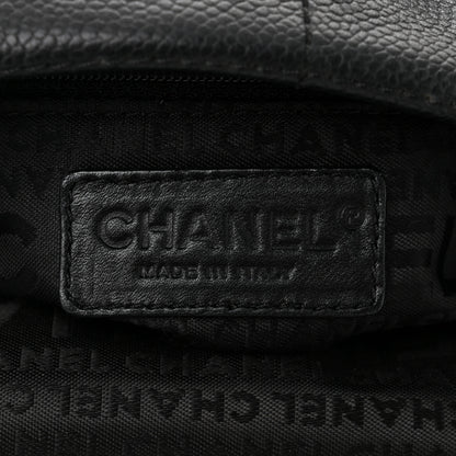 Chanel Lambskin Square Stitched Tote Black 6 of 10
