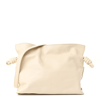Loewe Calfskin Mini Flamenco Knot Clutch Angora 1 of 9