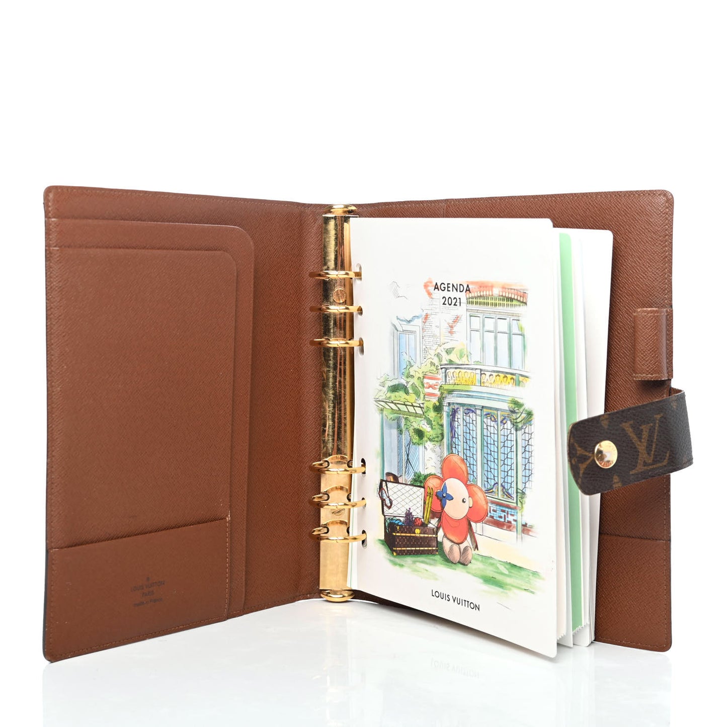 Monogram Large Ring Agenda Cover