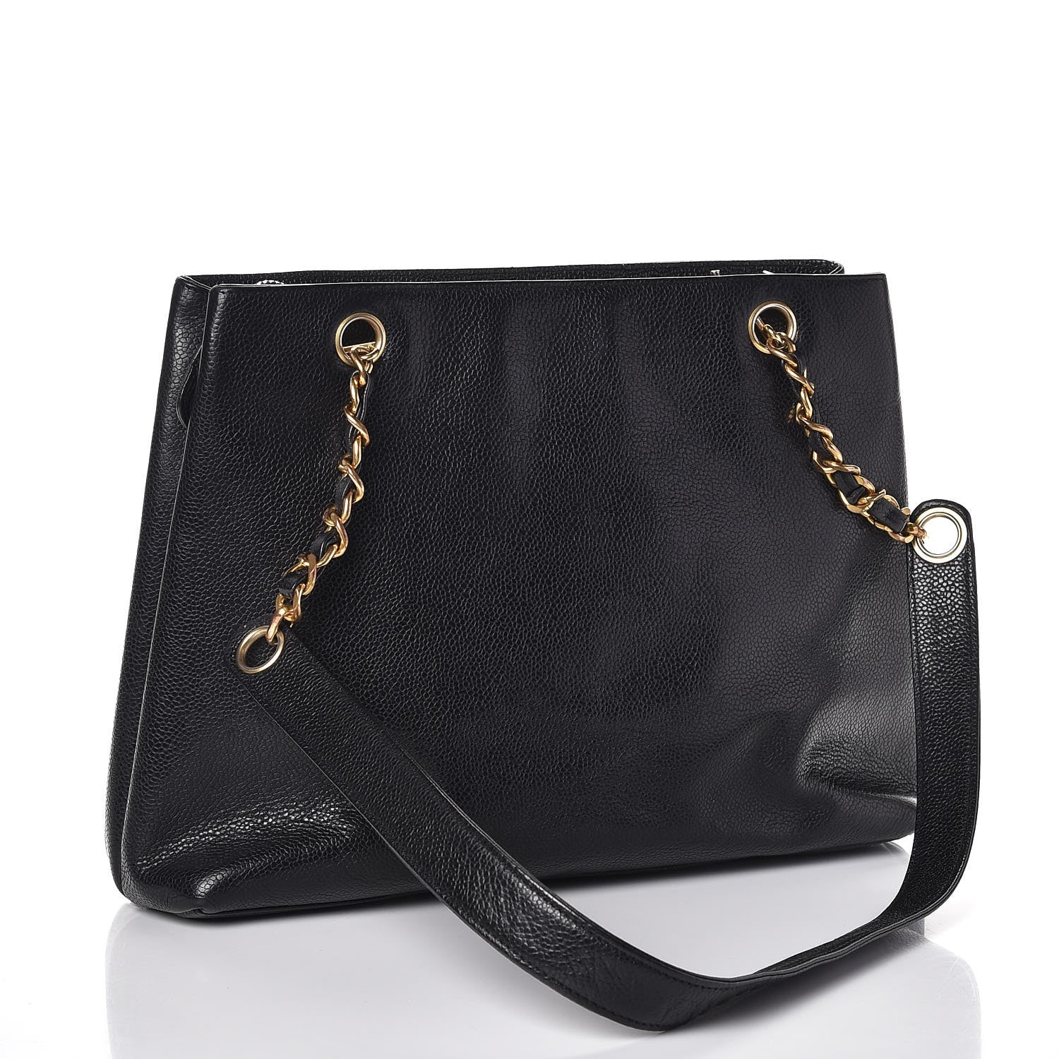 Chanel Caviar Flap Shoulder Bag Black 3 of 24