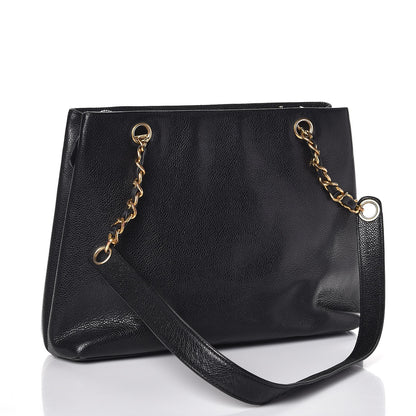 Chanel Caviar Flap Shoulder Bag Black 3 of 24