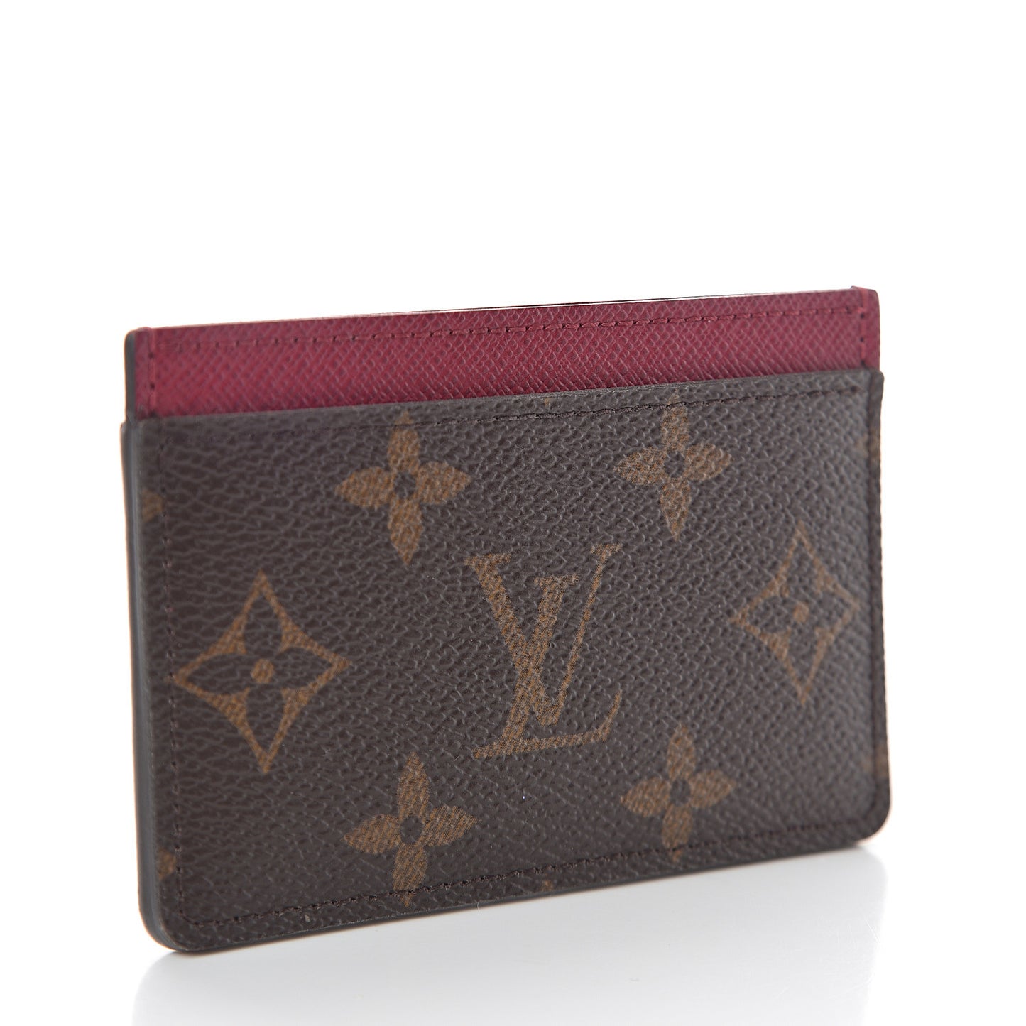 Monogram Card Holder Fuchsia