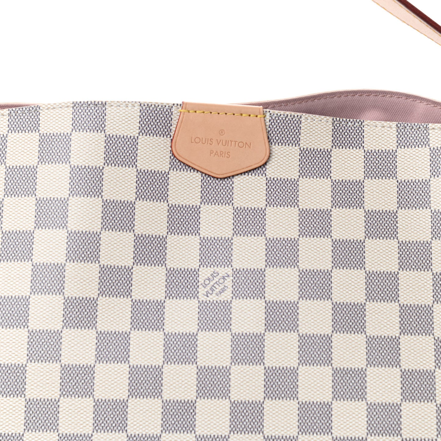 Damier Azur Graceful MM Rose Ballerine