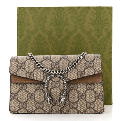 Gucci GG Supreme Monogram Super Mini Dionysus Shoulder Bag Taupe 10 of 10