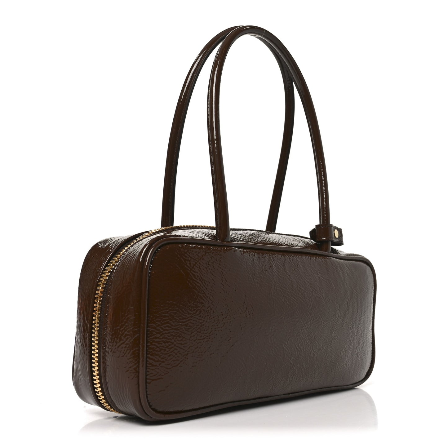 Naplak Patent Small Beau Top Handle Bag Palissandro