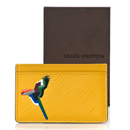 Louis Vuitton Epi Early Bird Card Holder Jonquille 9 of 9