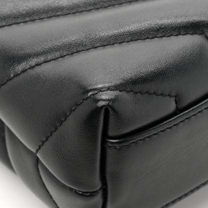 Saint Laurent Calfskin Y Quilted Monogram Toy Loulou Crossbody Bag Black 15 of 17