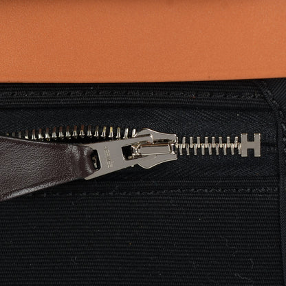 Hermes Vache Hunter Toile Herbag Zip PM 31 Black 16 of 16
