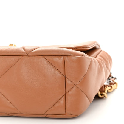 Chanel Lambskin Quilted Medium Chanel 19 Flap Brown 10 of 10
