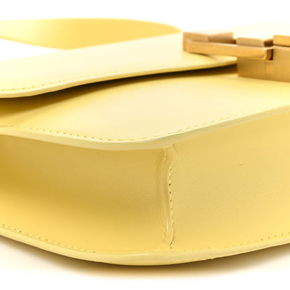 Saint Laurent Smooth Calfskin Carre Satchel Paille 9 of 16