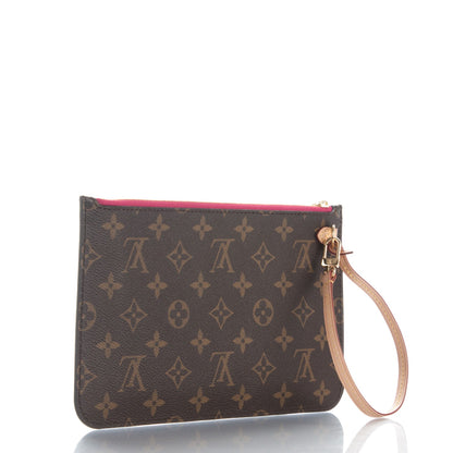 Louis Vuitton Monogram Neverfull MM GM Pochette Pivoine 3 of 7