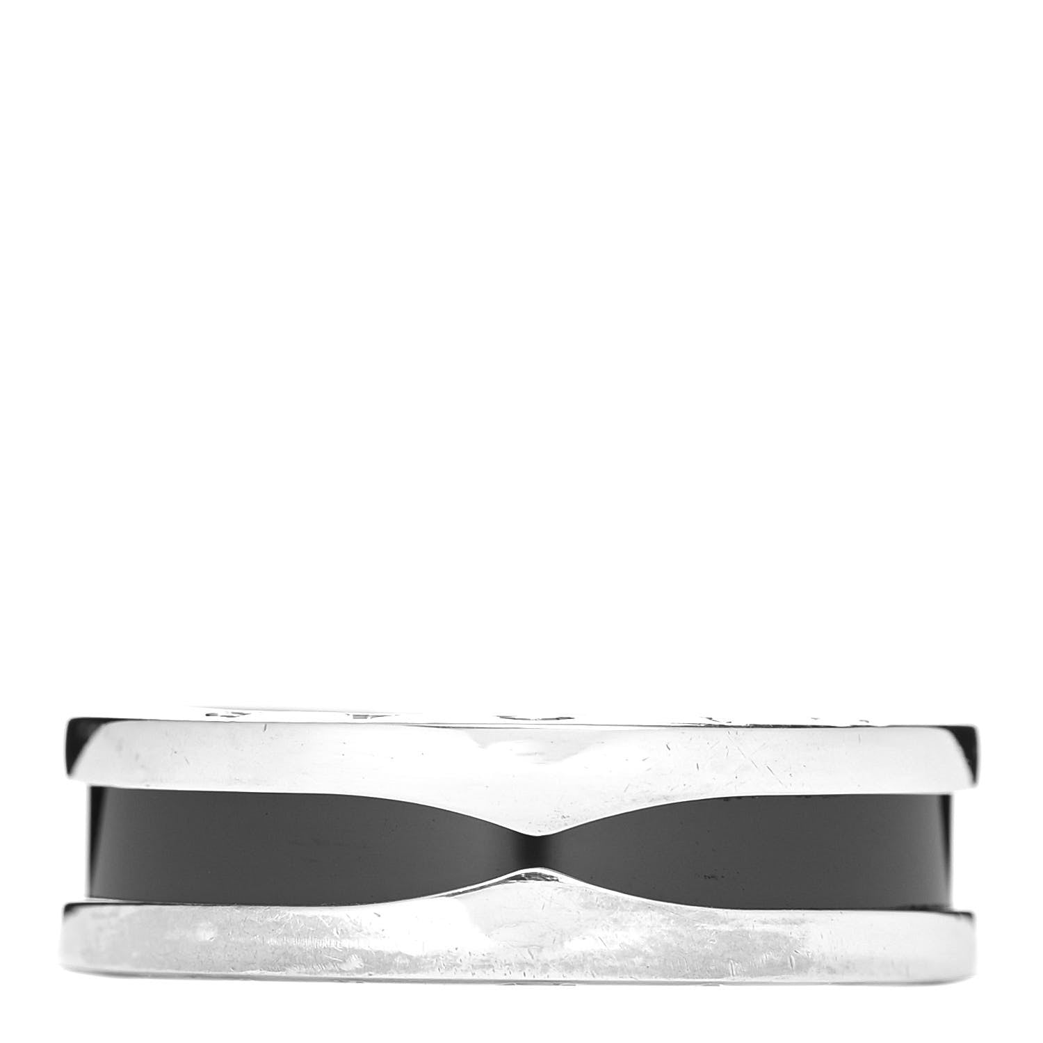 Bulgari Sterling Silver Ceramic Save The Children One-Band Ring 56 7.5 3 of 4