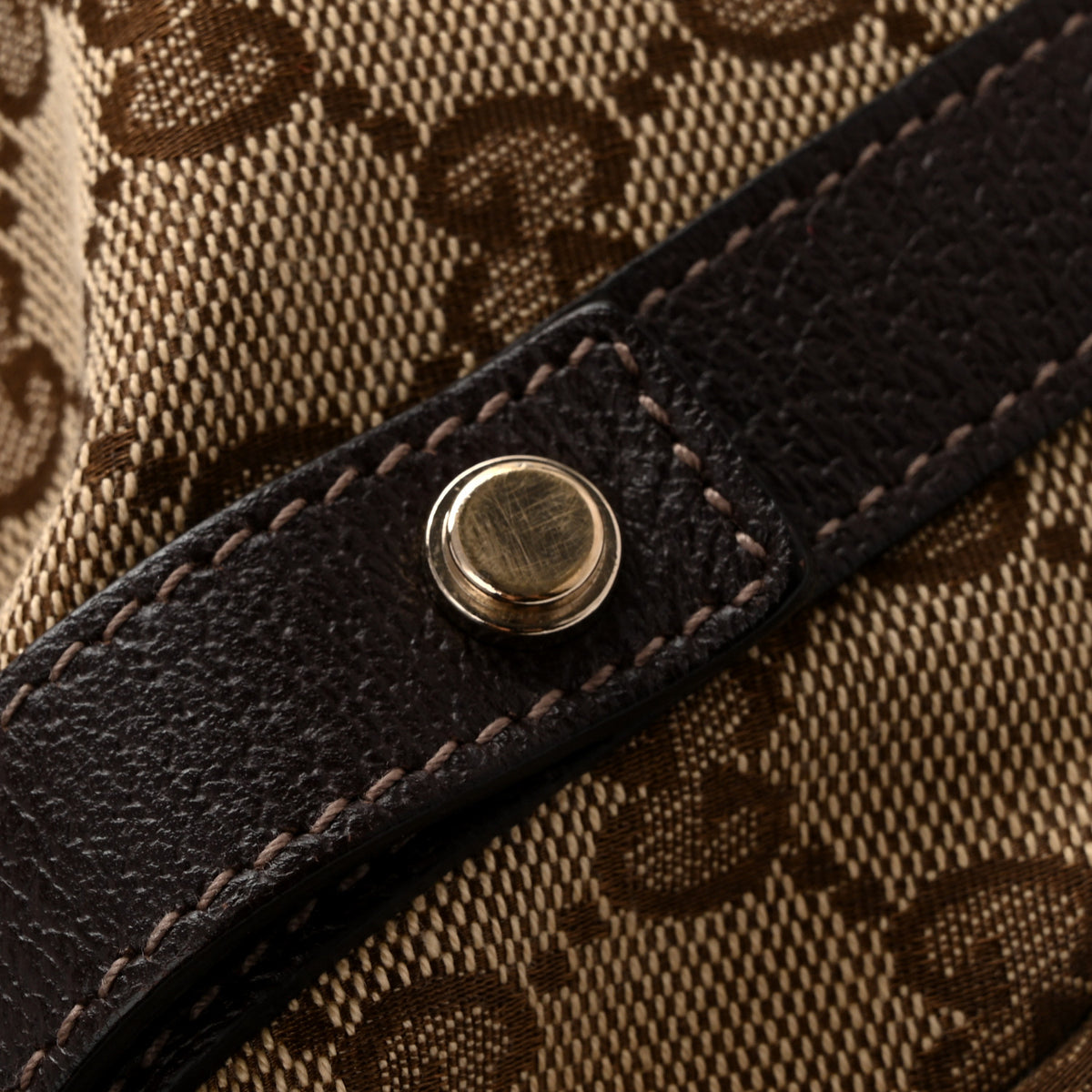 Gucci Monogram Medium Abbey Shoulder Bag Dark Brown 12 of 14