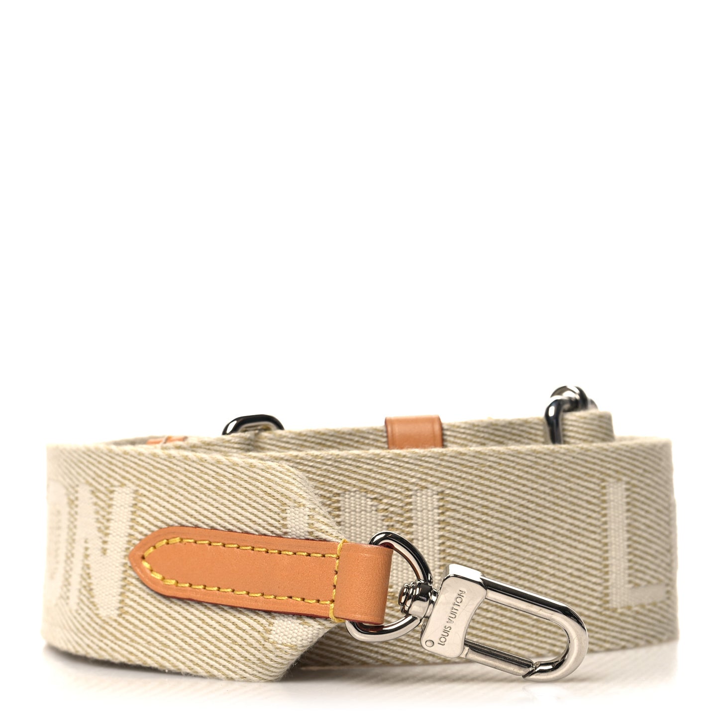 Nylon Coussin Shoulder Strap Beige