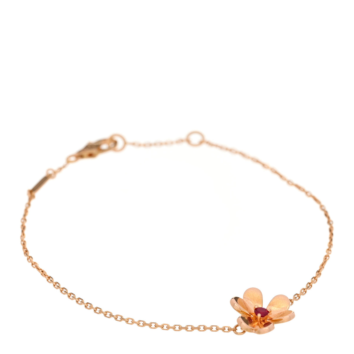 18K Rose Gold Ruby Mini Frivole Bracelet