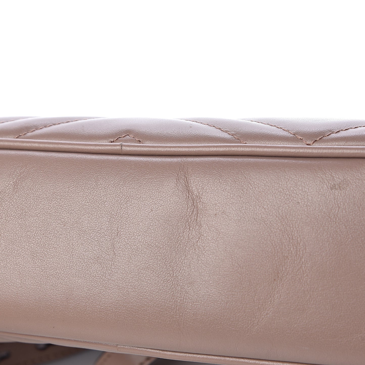 Calfskin Matelasse Small GG Marmont Chain Shoulder Bag Porcelain Rose