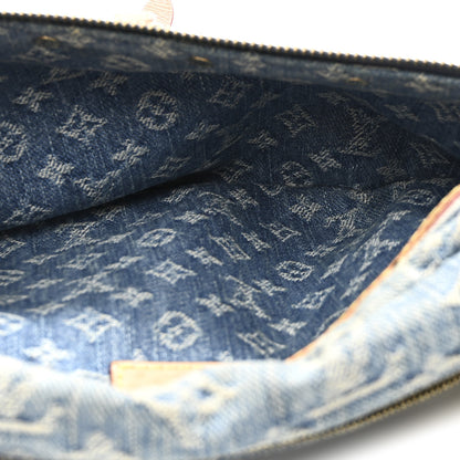 Louis Vuitton Monogram Denim High Rise Bumbag Blue 5 of 9
