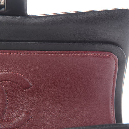 Chanel Lambskin Quilted Medium Double Flap Black 10 of 13
