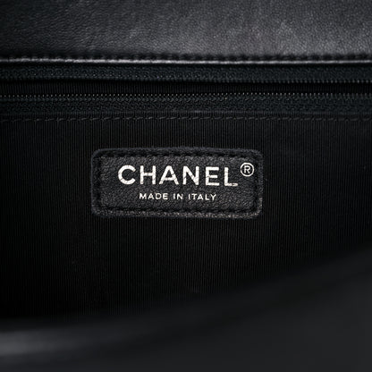 Chanel Lambskin Quilted New Medium Boy Flap Black 8 of 25