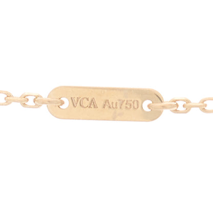 Van Cleef & Arpels 18k Rose Gold Carnelian Sweet Alhambra Heart Pendant Necklace 3 of 6