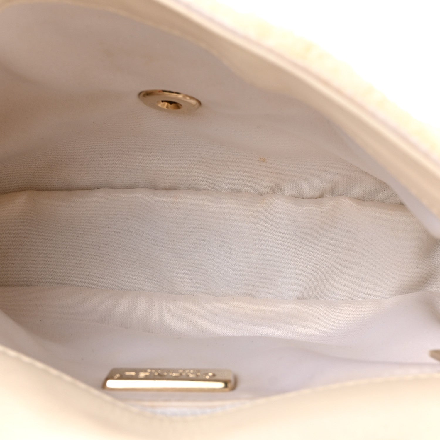 Chanel Sequin Small Single Flap White 5 of 10
