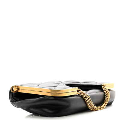 Saint Laurent Lambskin Quilted Cerniera Shoulder Bag Black 5 of 9