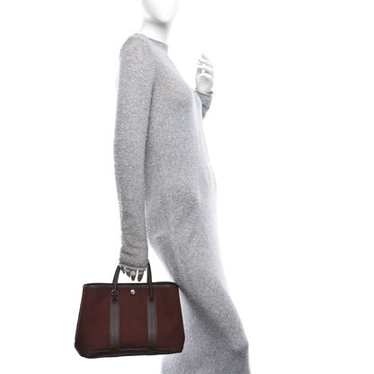 Hermes Toile Militaire Negonda Garden Party 30 TPM Havane Rouge H 2 of 10