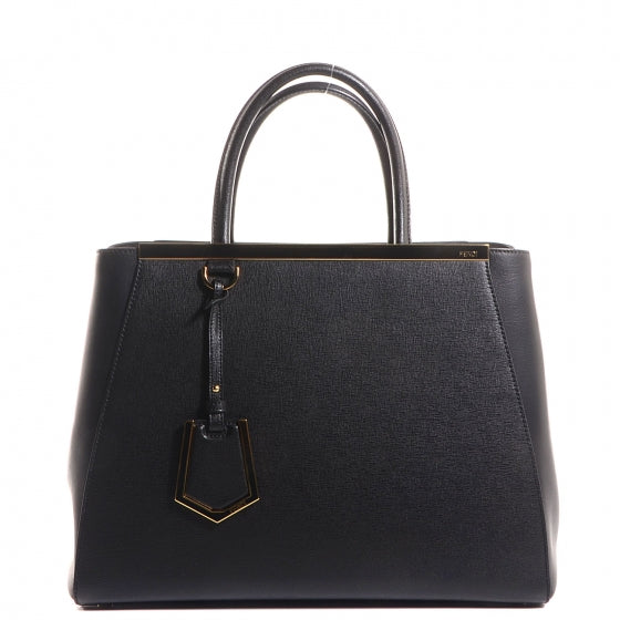 Vitello Elite Medium 2Jours Tote Black