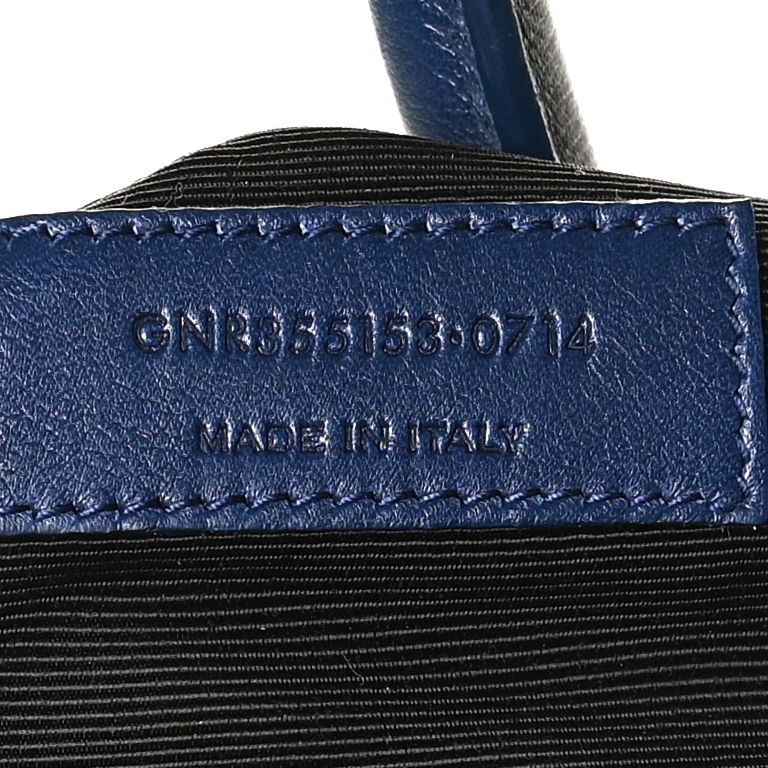Saint Laurent Calfskin Small Sac De Jour New Marine 7 of 15
