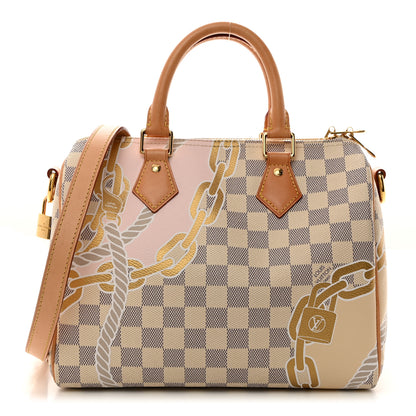 Louis Vuitton Damier Azur Nautical Speedy Bandouliere 25 1 of 11