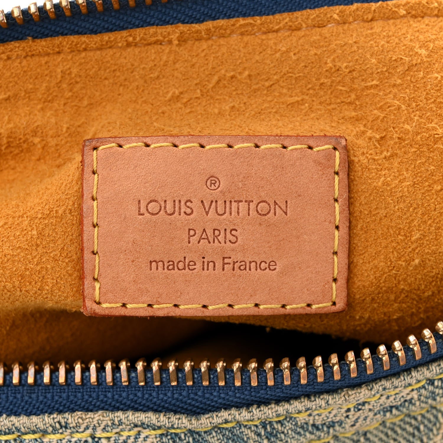 Louis Vuitton Monogram Denim Baggy PM Long Strap Blue 6 of 12