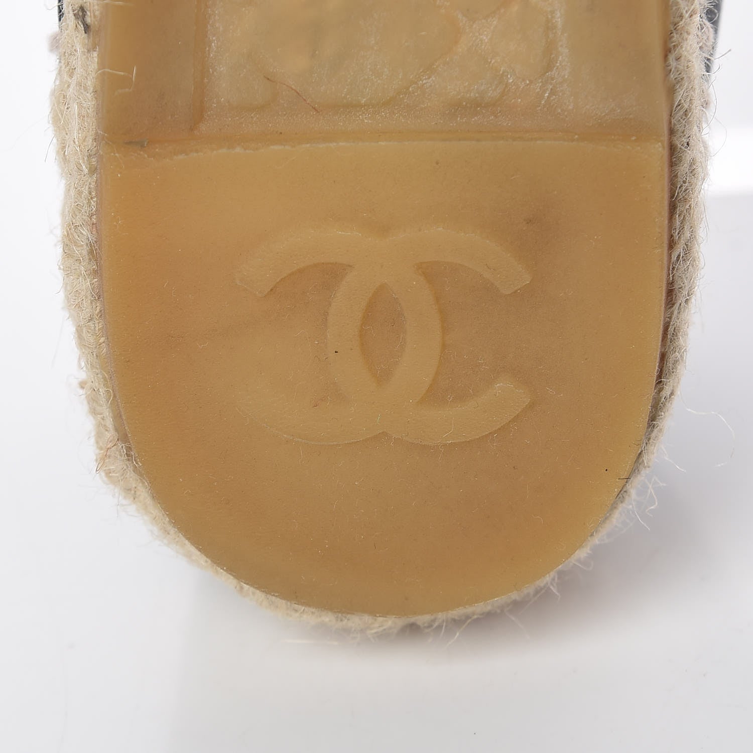 Chanel Lambskin CC Espadrilles 36 Black 11 of 14