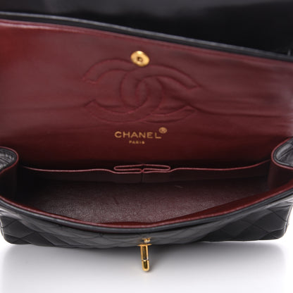 Chanel Lambskin Quilted Medium Double Flap Black 5 of 12