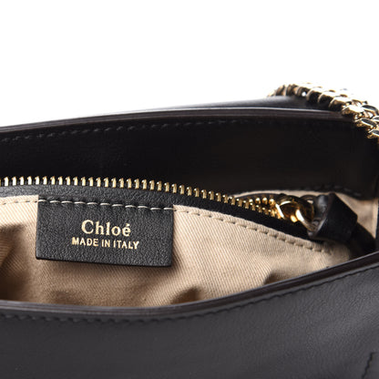 Chloe Suede Calfskin Small Faye Backpack Black 5 of 7