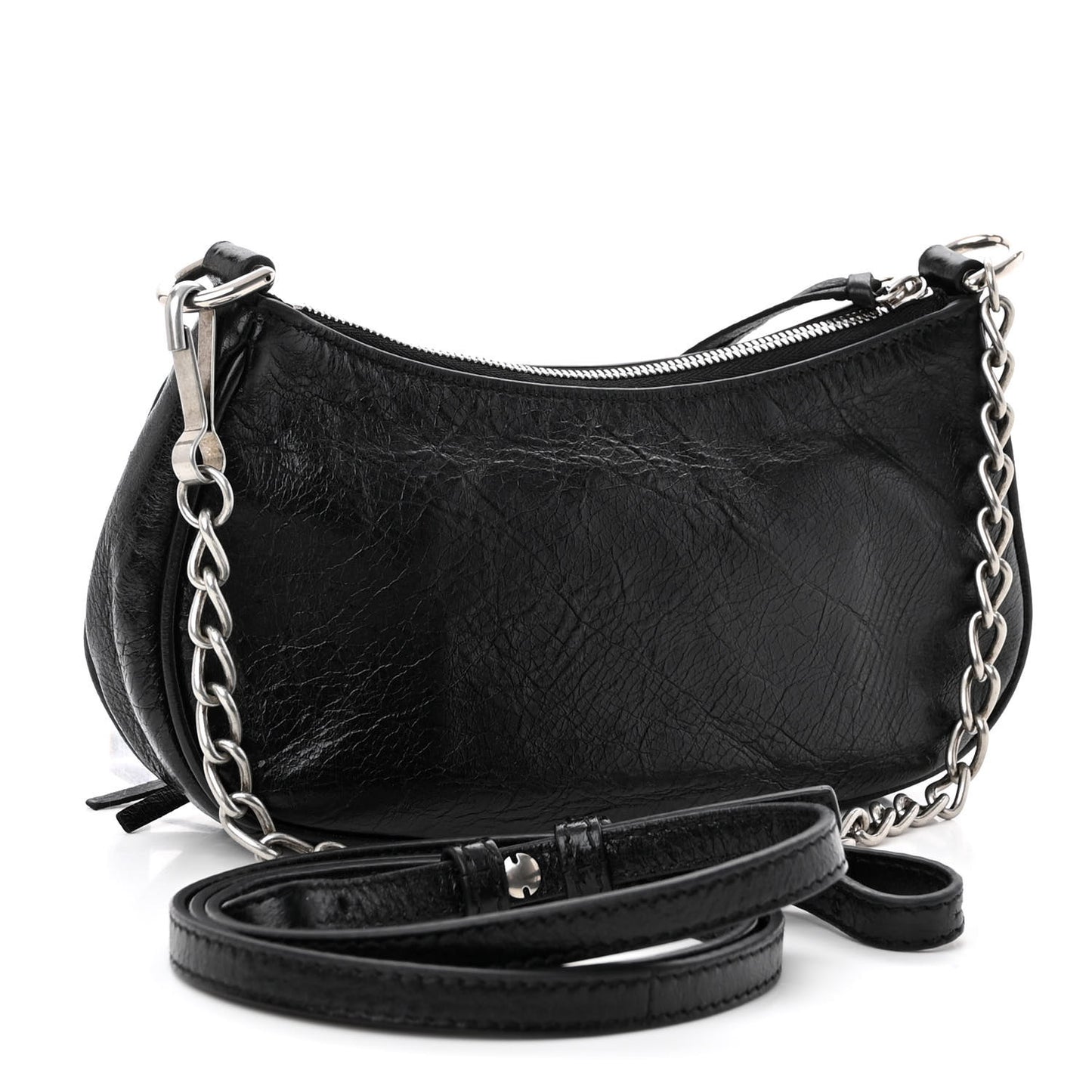 Agneau Arena Le Cagole Mini Purse With Chain Black