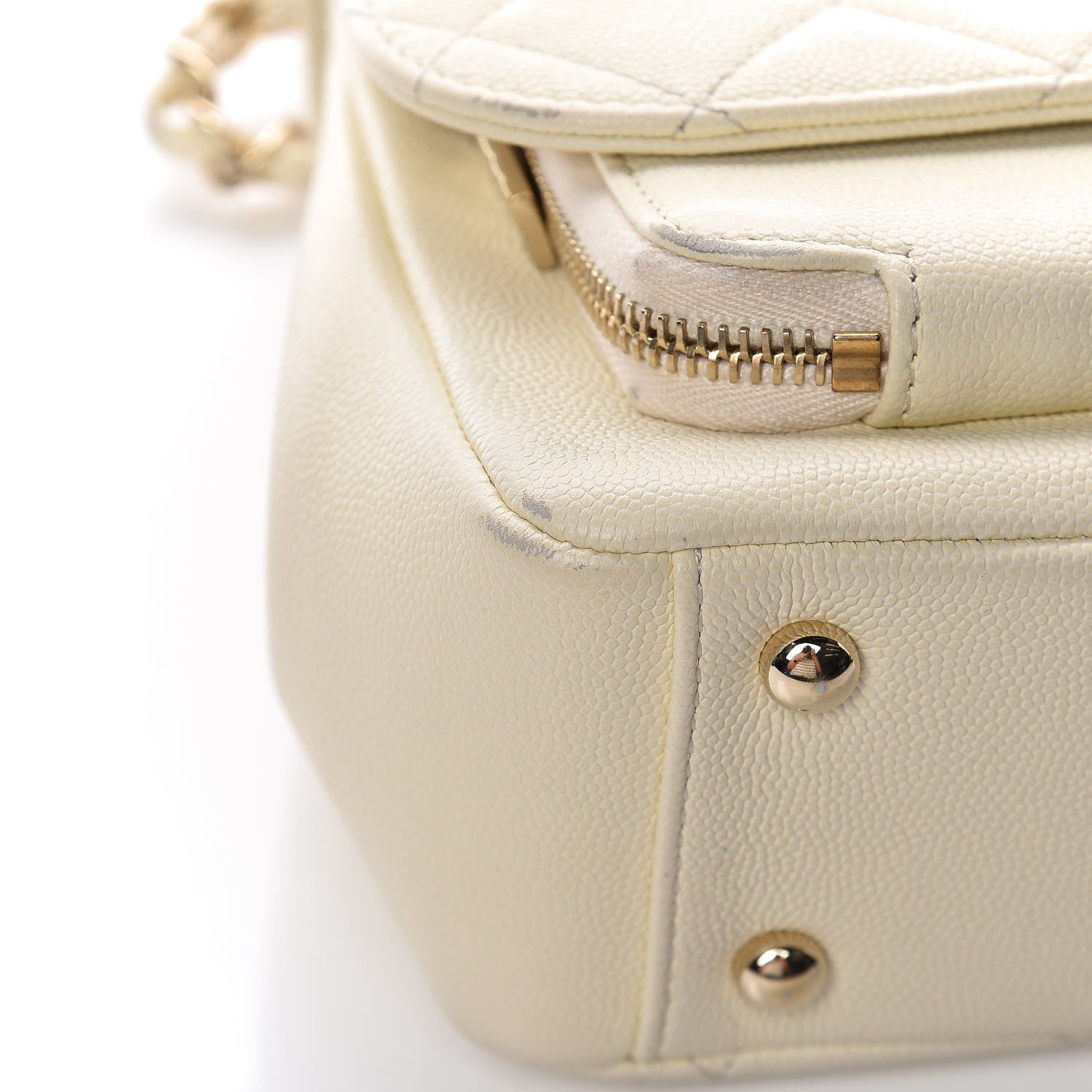 Chanel Caviar Quilted Medium Business Affinity Flap Ivory 12 of 16