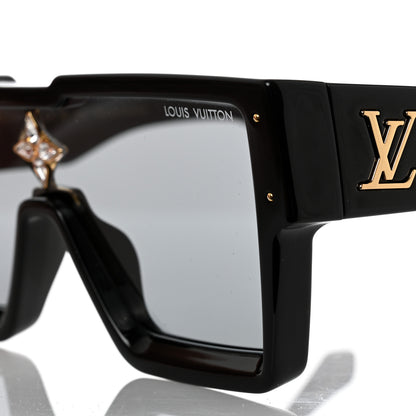 Louis Vuitton Acetate Swarovski Crystal Cyclone Sunglasses Z1578W Black 7 of 8