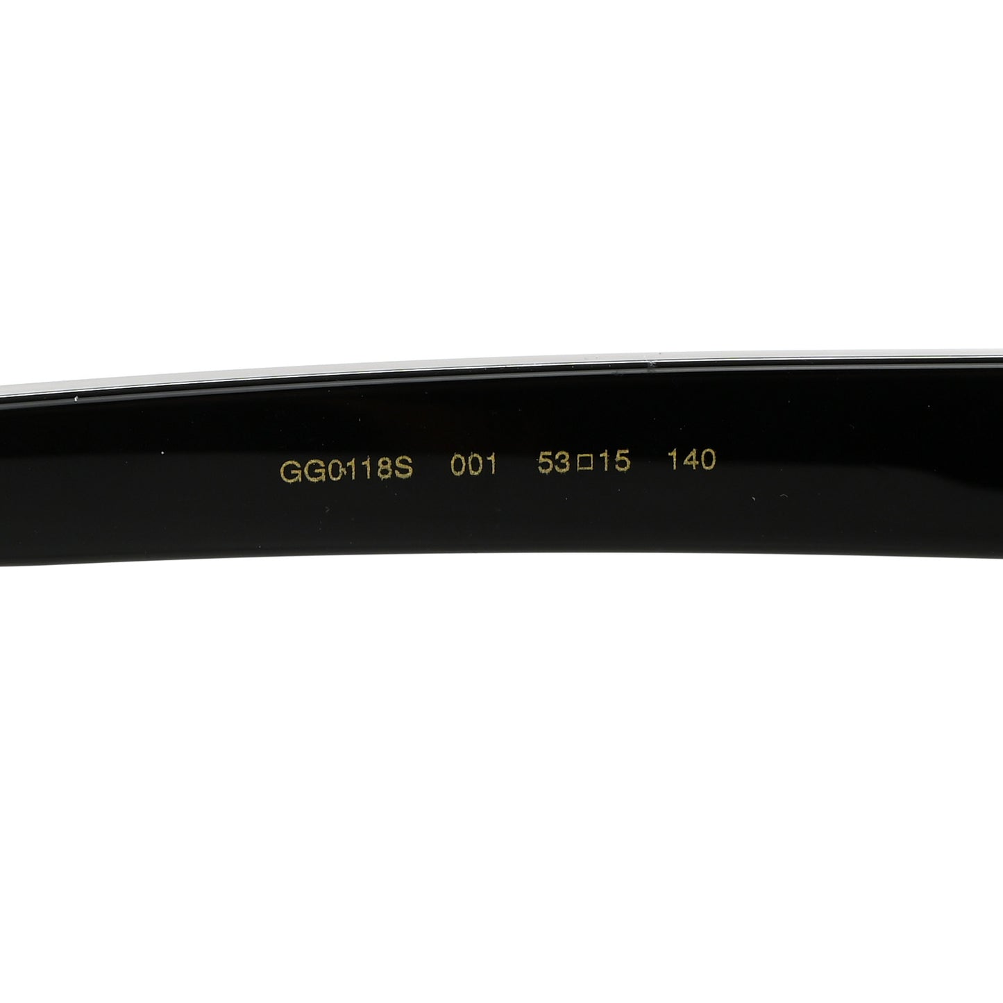 Crystal Cat Eye Sunglasses GG0118S Black