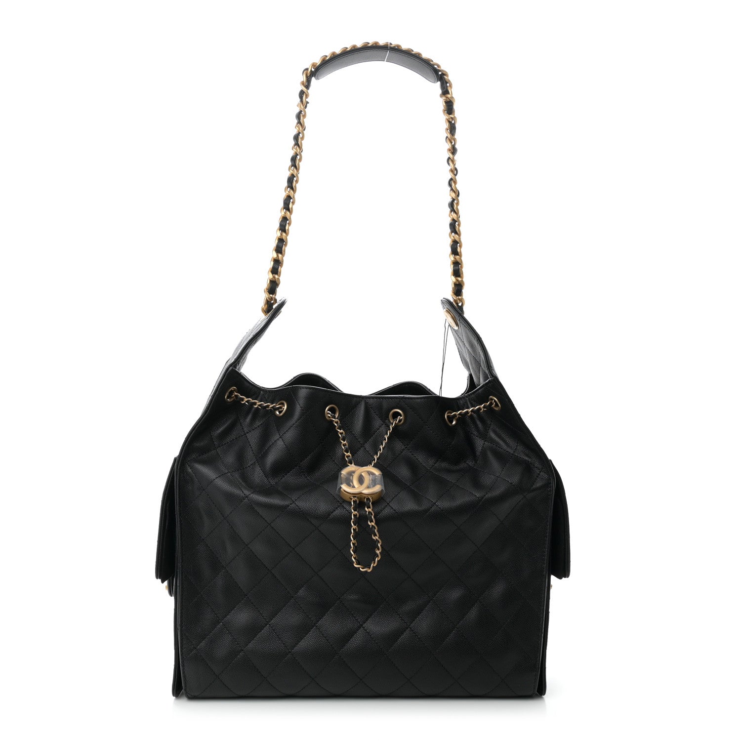 Chanel Caviar Quilted Medium Chanel 25 Handbag Black 1 of 10