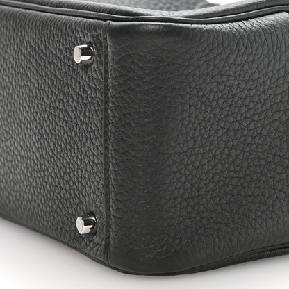 Hermes Taurillon Clemence Mini Lindy 20 Black 10 of 11