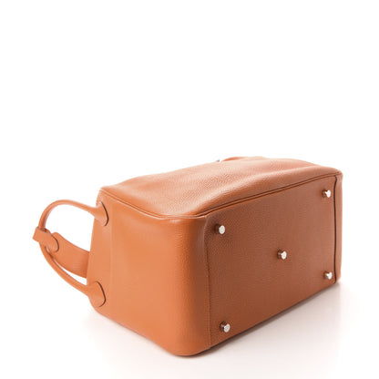 Hermes Taurillon Clemence Lindy 30 Orange 4 of 11