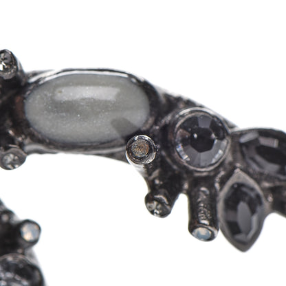 Chanel Ruthenium Crystal CC Necklace Black 7 of 7