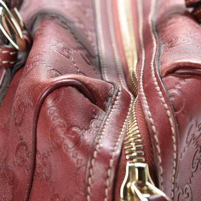 Gucci Guccissima 85th Anniversary Large Boston Rusty Red 13 of 20