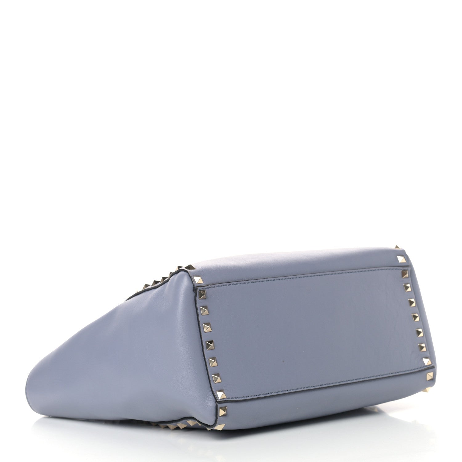 Valentino Garavani Vitello Rockstud Double Handle Tote London Stone 3 of 13