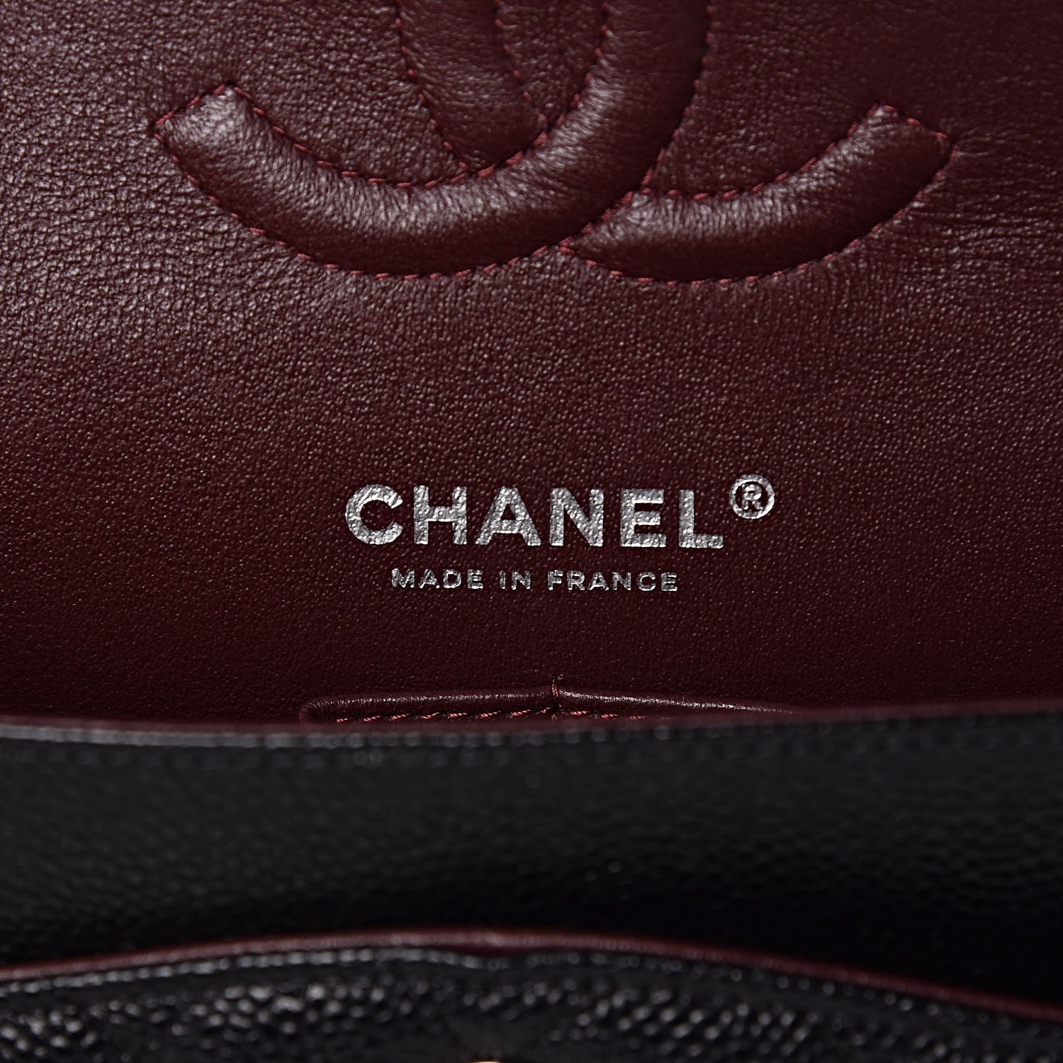 Chanel Caviar Quilted Medium Double Flap Black 8 of 11